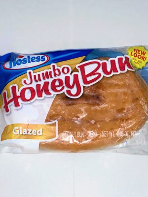 Hostess Single Serve Jumbo Glazed Honey Bun - 4.75 Ounce -36 per case